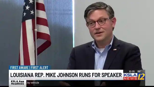 WATCH: Mike Johnson Claims Trump's 'Poison Blood' Comments Aren't Hateful