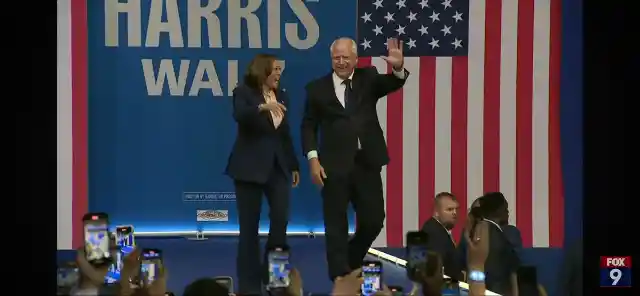 WATCH/COMMENTARY: Kamala Harris and Tim Walz Make First Appearance Together in Philly