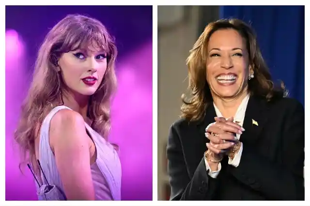 WATCH: Kamala Harris Happily Embraces Taylor Swift Endorsement