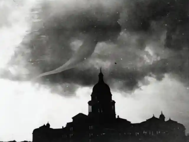 Texas State Capitol Austin tornado May 4, 1922