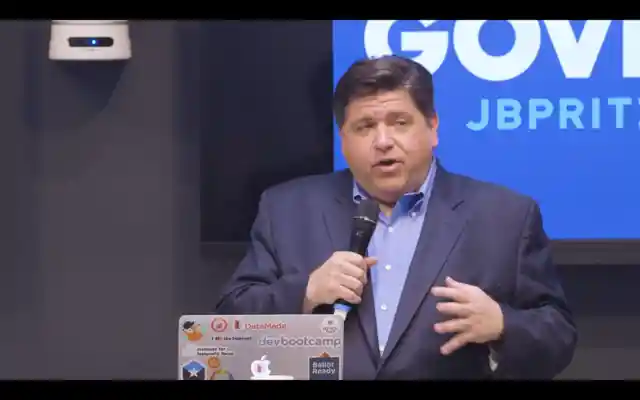 Ill. Gov Pritzker Mocks J.D. Vance Over Couch and Cat Claims