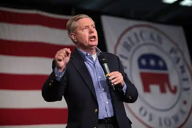 Lindsey Graham Furious That Christopher Wray Suggested Trump Hit by Shrapnel