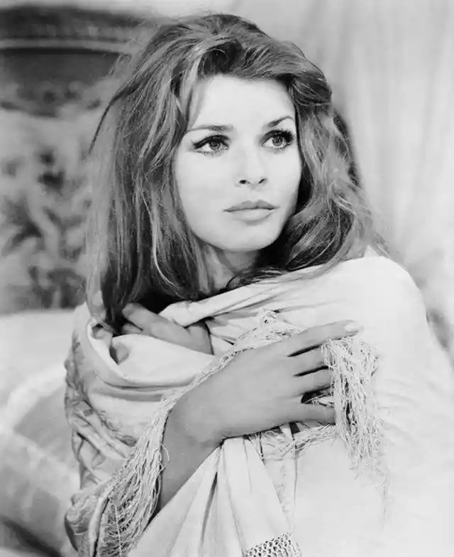 Senta Berger starred in films with Charlton Heston, Dean Martin, Richard Harris, Kirk Douglas, John Wayne and Yul Brynner in the 60's.