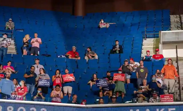 WATCH: Why People Are Leaving Trump's Rallies Early (If They Can Leave, That Is)