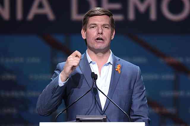 WATCH: Eric Swalwell Rips GOP Reps For Attending Trump Trial Instead of Working