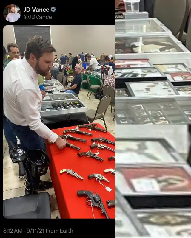 [COMMENTARY] Old Tweet Resurfaces of JD Vance Checking Out Nazi Memorabilia