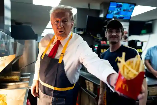 WATCH: Trump's "Job" at McDonald's Was Just Another Staged Photo Op