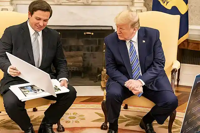 WATCH: Ron DeSantis Rips Trump For Refusing To 'Show-Up'