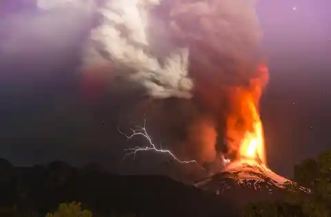 Volcano Eruption In Chile