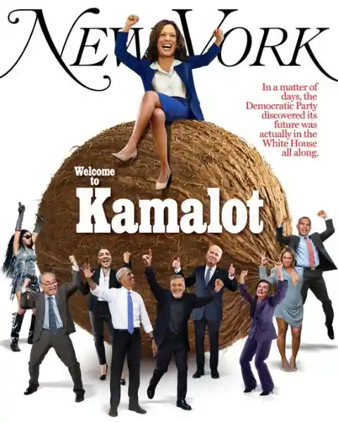 [COMMENTARY] Twitter Reacts to NY Mag's "Kamalot" Cover Image