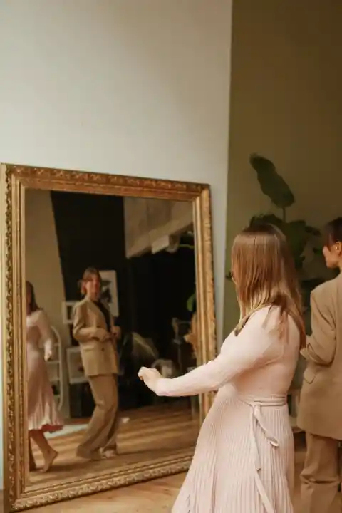 1. You Can't Resist a Mirror (Even in Public)