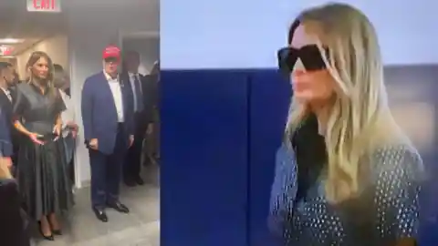 WATCH: Twitter Demands Answers After "Fake Melania" Appears With Trump