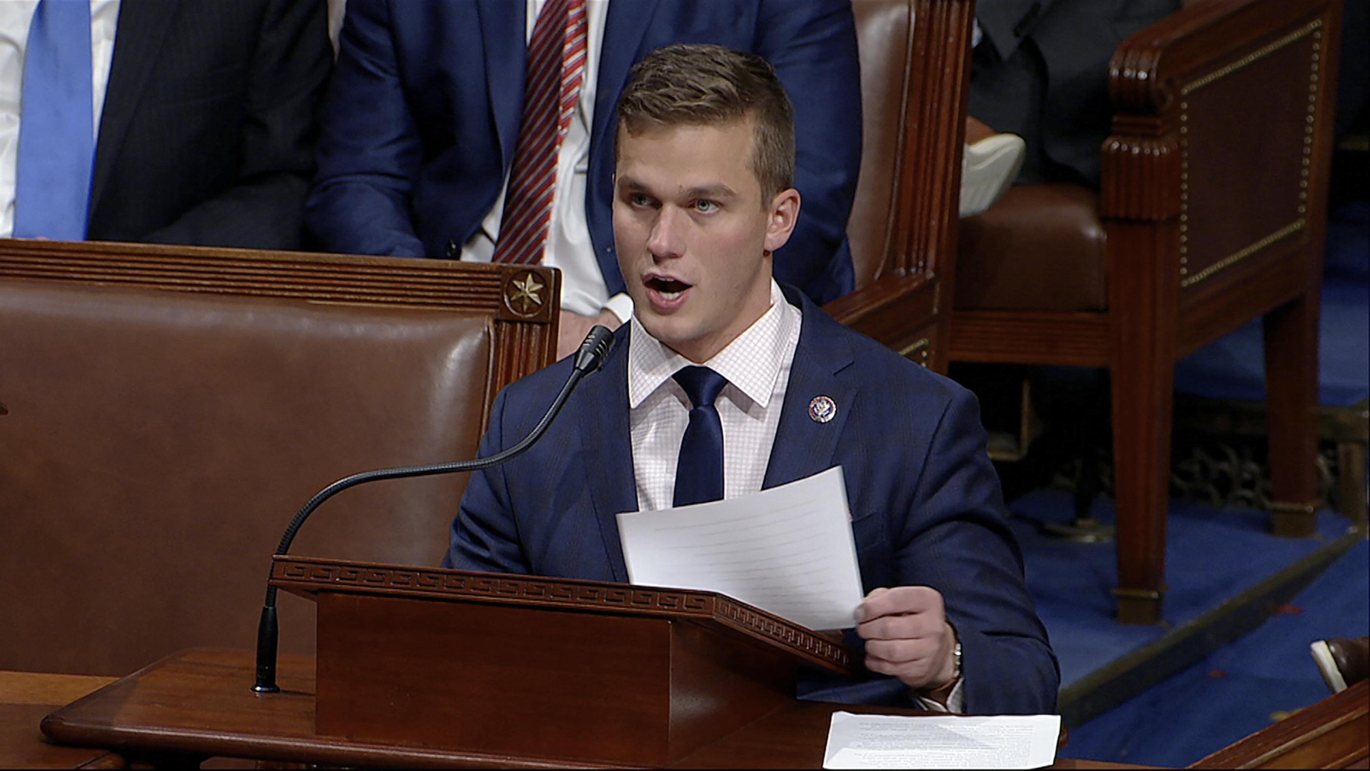 [COMMENTARY/WATCH] Outgoing Congressman Cawthorn Cries About 'Soft Metrosexuals' In House Farewell Speech